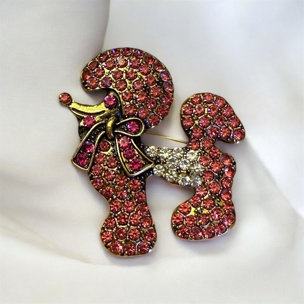 Poodle Brooch